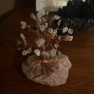 Handmade Crystal tree of life on real rock base ❤️